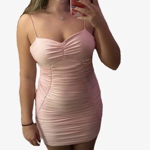 Tiger mist pink dress